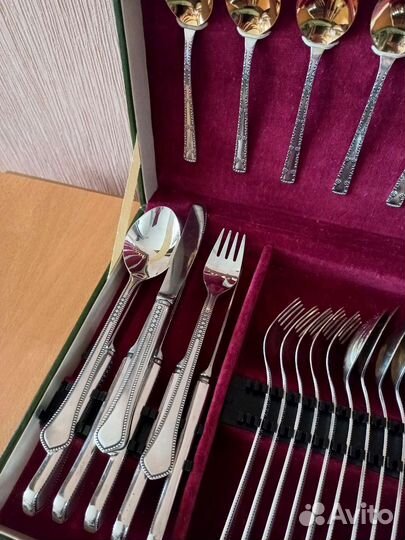Набор столовых приборов мельхиор СССР