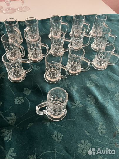 Рюмки, фужеры