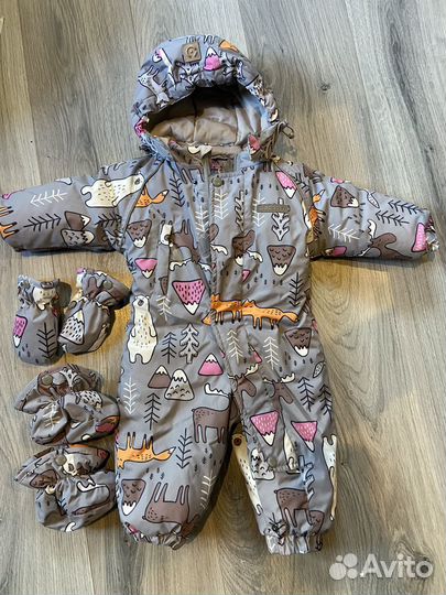 Комбинезон зимний 68 74 Crockid