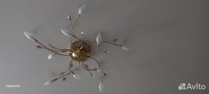 Люстра светодиодная подвесная потолочная б/у