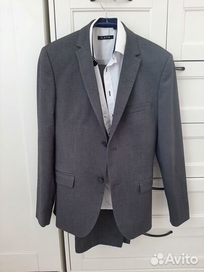 Школьная форма для мальчика серая рост 164