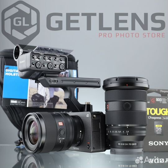 Sony FX3 + FE 24-70 GM II + FE 35 GM + Sony 160Gb