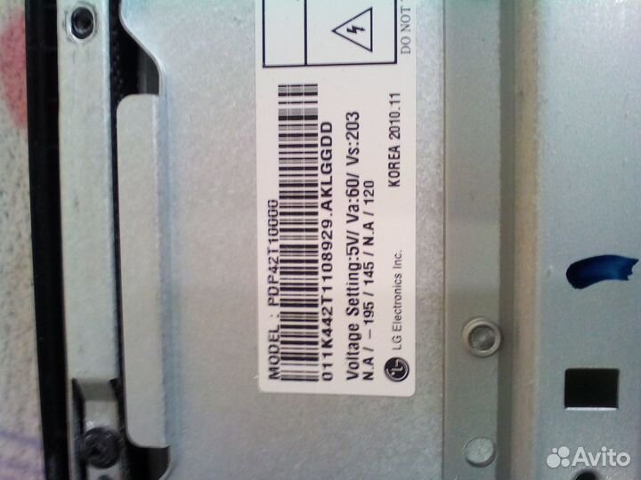 Панель PDP42T10000 от LG 42PJ250R