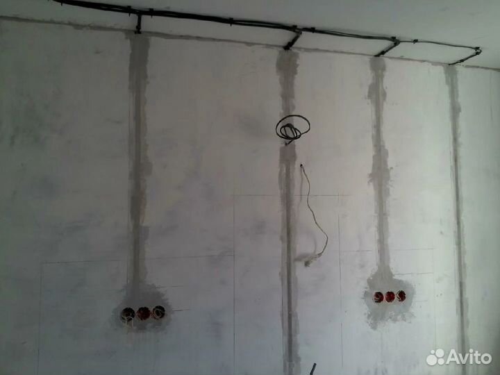 Услуги Электрика штрабление