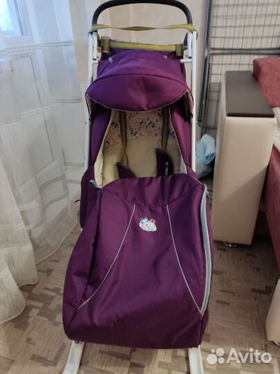 Детские санки коляска