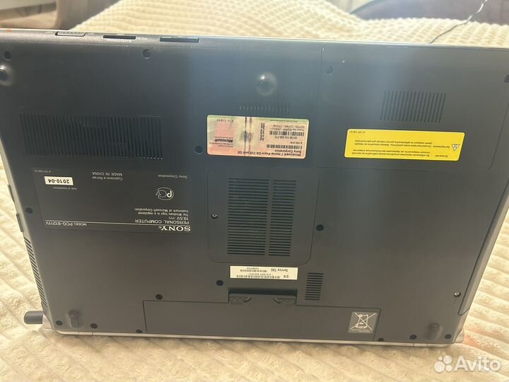 Ноутбук Sony vaio