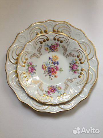 Блюдо старинное Веймар