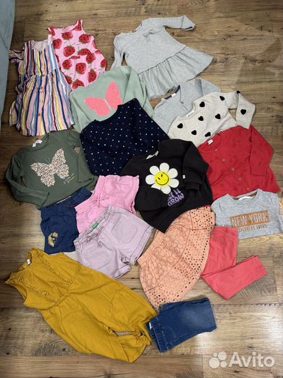 Вещи пакетом на девочку 92 98 104