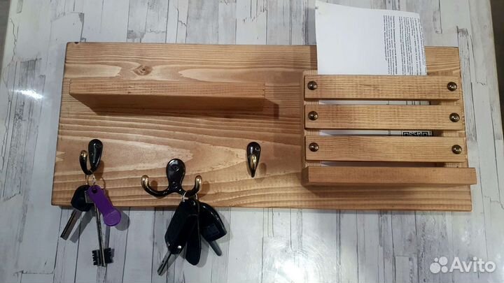 Ключница настенная из дерева