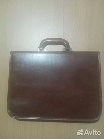 Мужской кожаный портфель бу