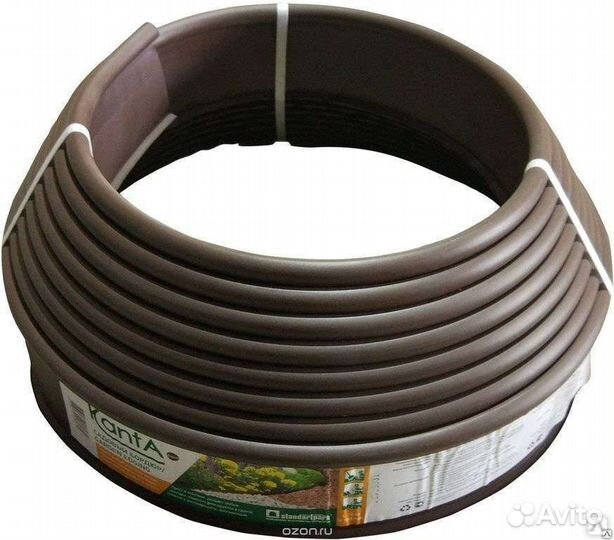 Садовый пластиковый бордюр Канта