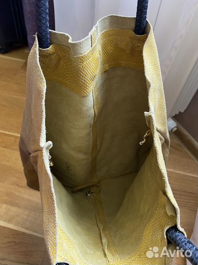 Сумка/ шоппер/мешок натуральная кожа