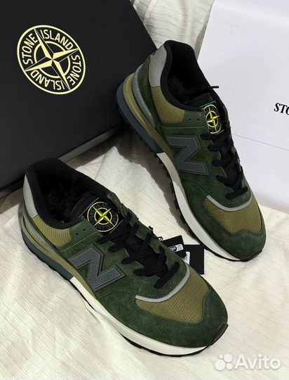 Stone Island x New Balance 574 Оригинал