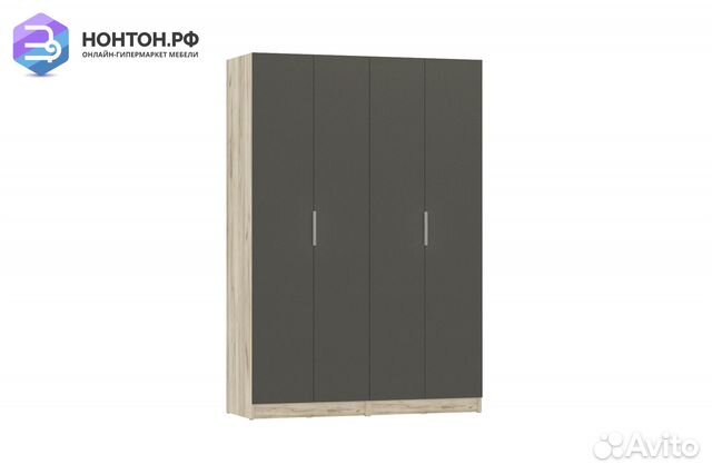 Шкаф Венеция комбинация № 2 дуб серый крафт / граф