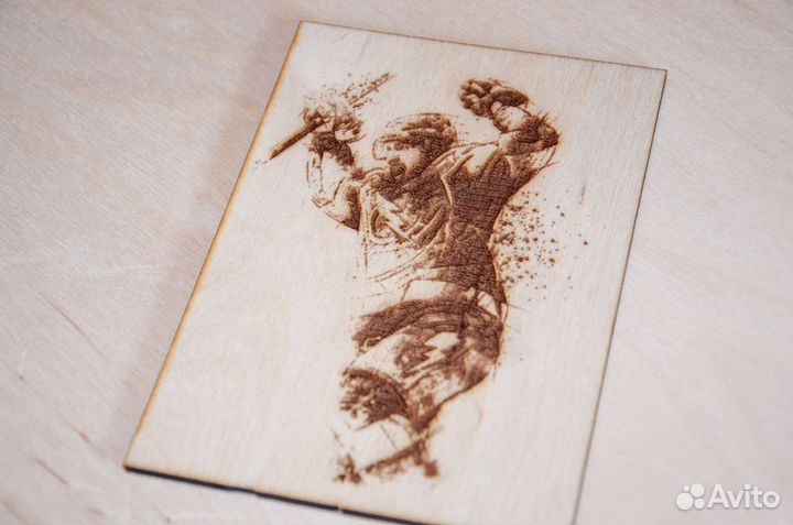 Лазерная гравировка по фотографии