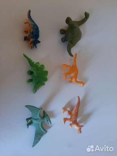 Игрушки из киндер сюрприза 90х диназавры