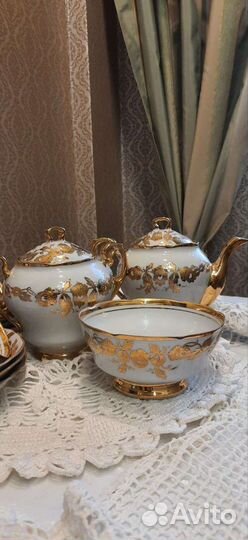 Чайный фарфоровый сервиз СССР