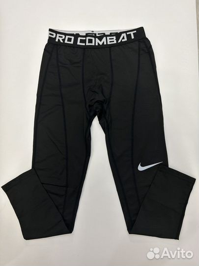 Тайтсы черные Nike (термо штаны)