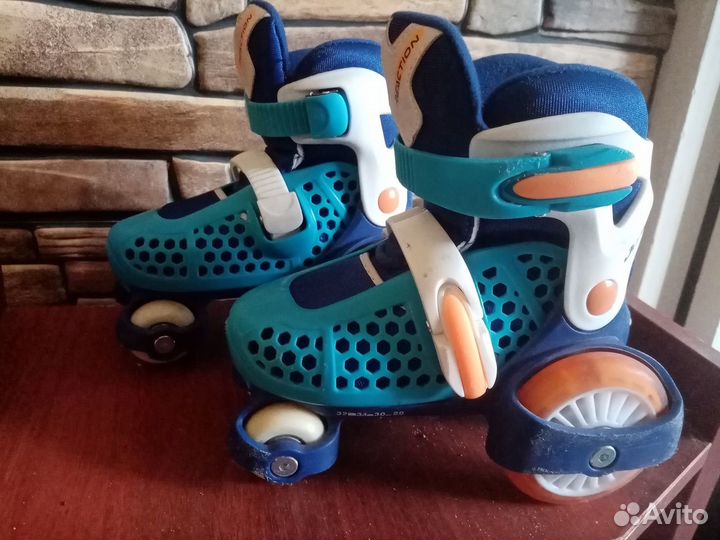 Ролики четырехколесные раздвижные