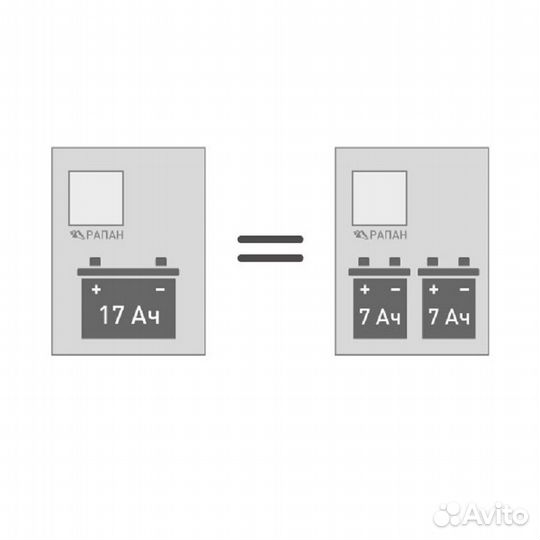 Блок бесперебойного питания рапан-40 исп. 17