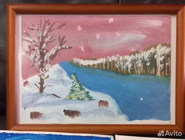 Рисунки- акварель, гуашь