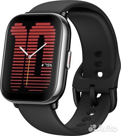 Часы Xiaomi Amazfit Active Чёрный/Розовый - Новые