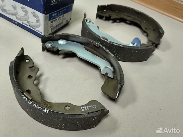 Колодки тормозные комплект барабанные