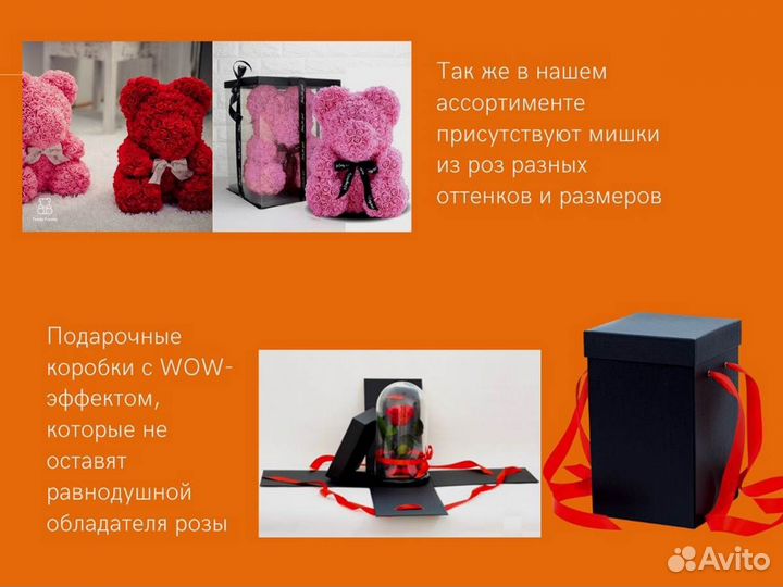 Розы в колбе на выбор
