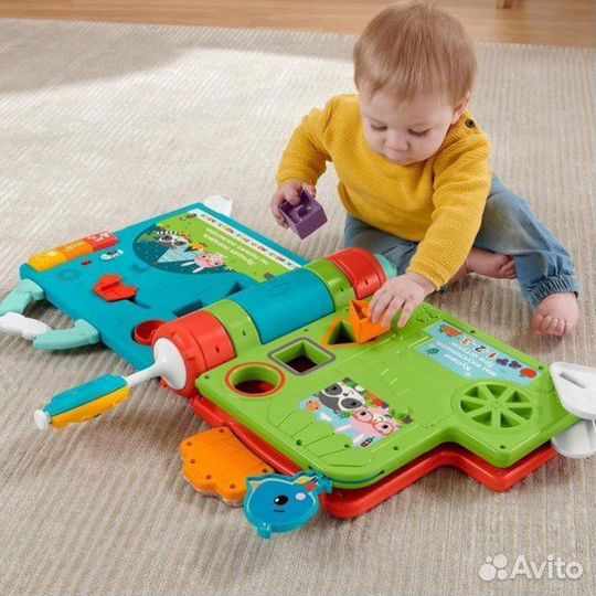 Книжка игрушка fisher price