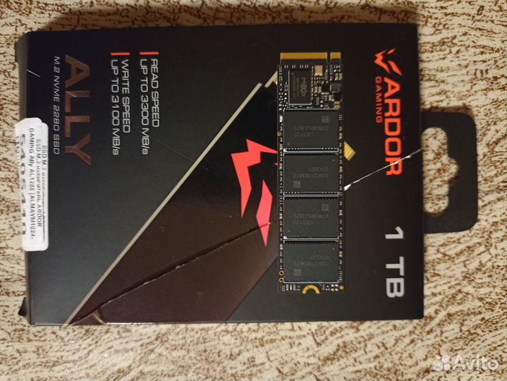 SSD M.2 1TB nvme ardor gaming Ally AL1288
