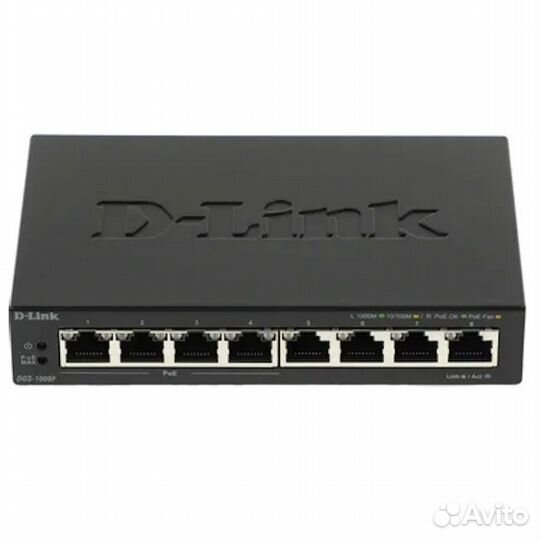 Коммутатор D-link DGS-1008P/F1A