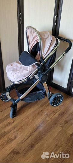 Коляска mothercare 3 в 1 Journey Crome/Blush