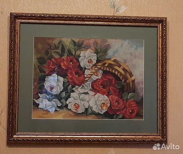 Картина вышитая крестом