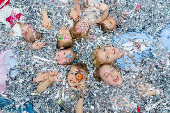 Бумажное серебряное шоу (фольгированная бумага)