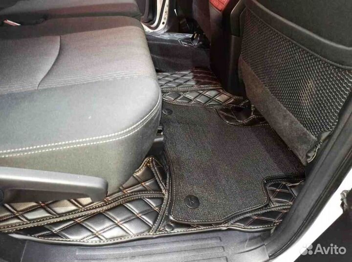 3D коврики из экокожи toyota LAN cruiser prado