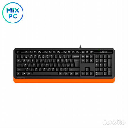 Клавиатура A4Tech Fstyler FKS10 Black/Orange