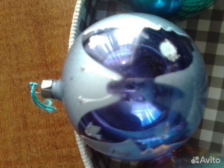 Шары на ёлку, конфетти СССР