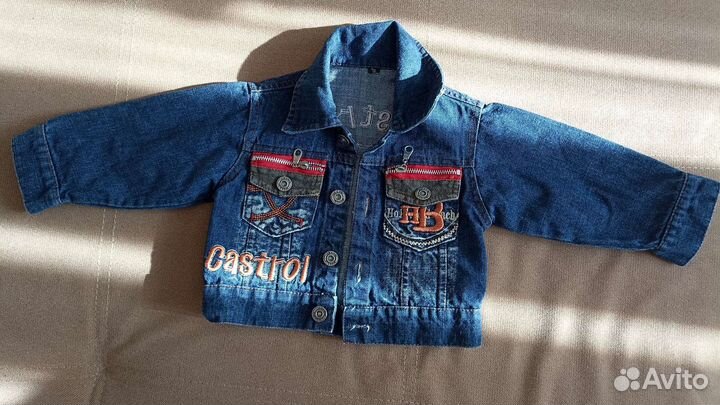 Джинсовый костюм для мальчика 2 года