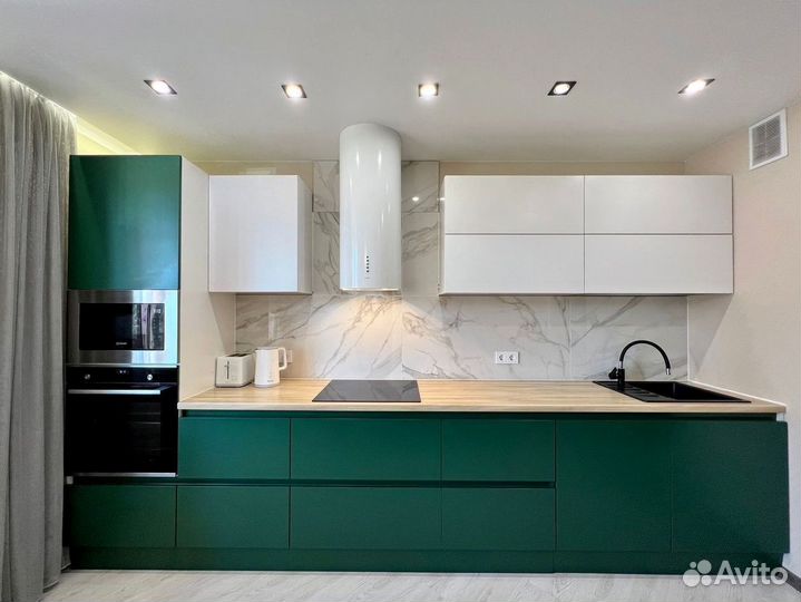 Прямая кухня. Кухонный гарнитур на заказ