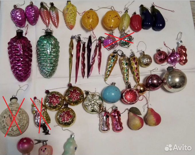 Елочные игрушки СССР