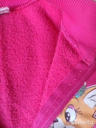 Олимпийка для девочки с капюшоном