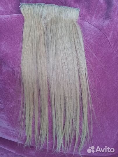 Волосы на тресах натуральные