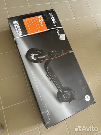 Электросамокат новый ninebot KickScooter f2 pro