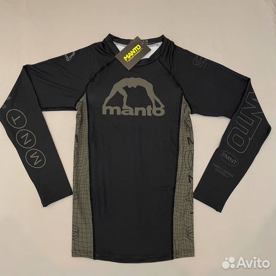 Рашгард Манто manto rashguard elipses black