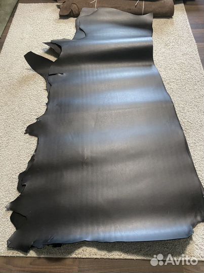 Ш/С Натуральная кожа черная с покрытием