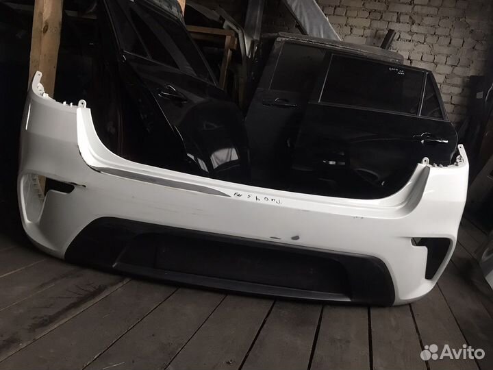 Бампер задний Kia Rio 4 дорестайлинг 17-20
