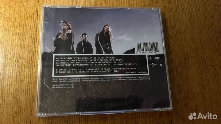 Cd Apocalyptica Reflections лицензия