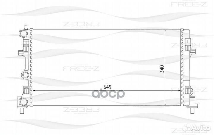 Радиатор KK0187 free-Z