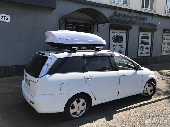 Автобокс 390 л на крышу Чери универсал