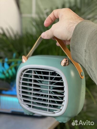 Вентилятор настольный мини, увлажнитель воздуха зе